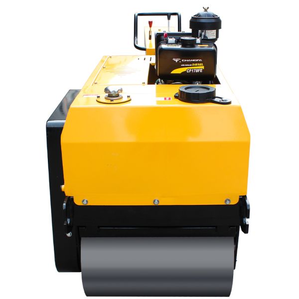 High Quality Walk Behind Road Roller Road Construction Machinery China Vibratory