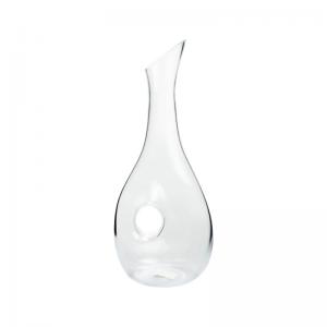 China Crystal Glass Wine Decanter Pitcher 1000Ml Medium Size Printing Logo on sale