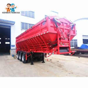 Genron 60T 4 Axle Grain Aluminum Dump Semi Trailers