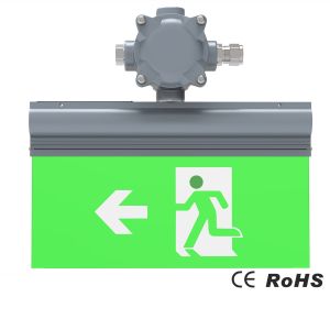 RoHS High Efficacy 6W 0.5W LED Emergency Exit Light In Hazardous Area