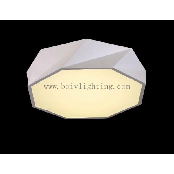 Ceiling Lamps Octagon Black Or White Color BV2144 420*420*100MM 520*520*130MM
