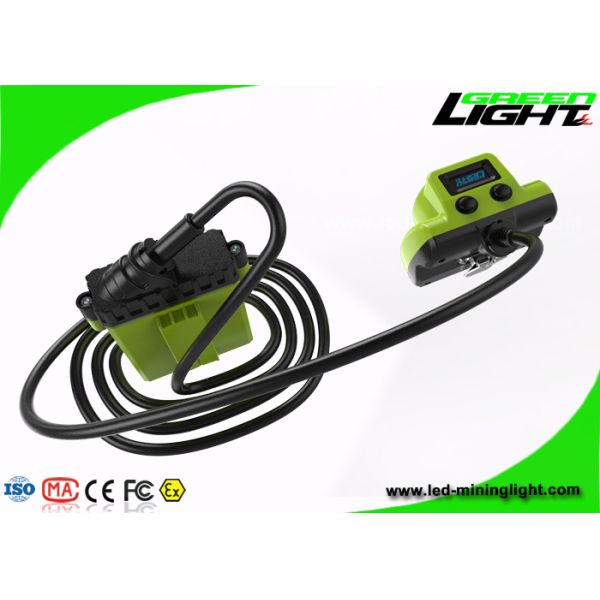 25000lux Brightness Mining Hard Hat Lights IP68 Waterproof Oled Screen For Personal Safety