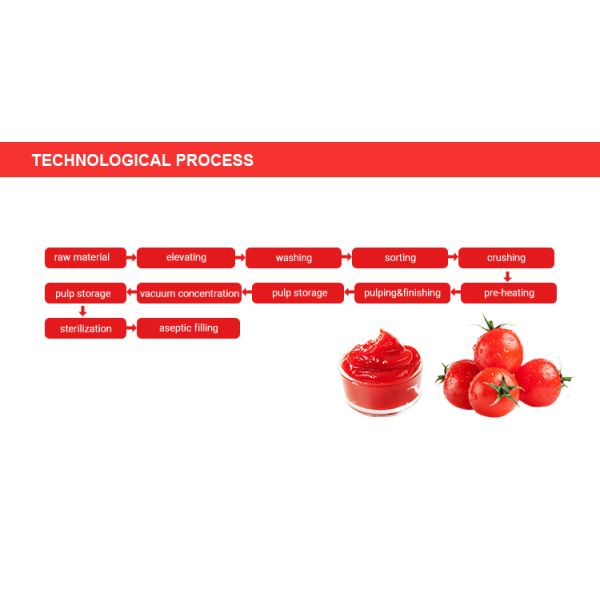 Turnkey Canned food processing line canned tomato paste processing line