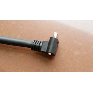 90 Degree 3m Camera Link Cable , Black Color SDR Digital Camera Data Cable