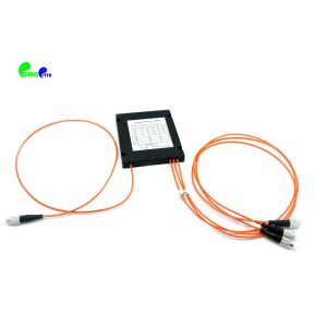 Fiber Optic Coupler High Return Loss 1x3 FC Multimode Excellent Mechanical