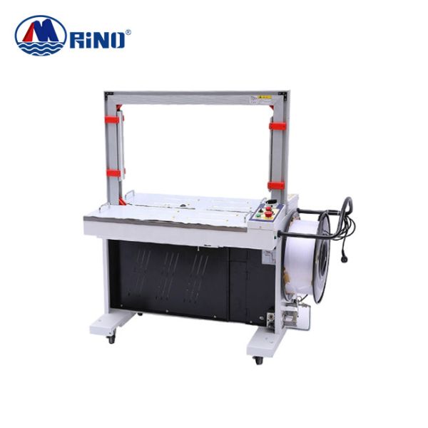 PCB Control Semi Auto Strapping Machine , 850×650mm Corrugated Box Strapper