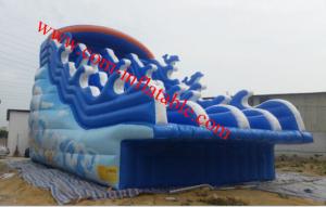 Wholesale large inflatable water slide pool inflatable pool with slide inflatable 8m pool slide from china suppliers