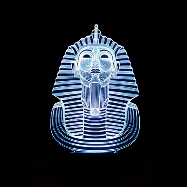 Custom OEM picture logo Sphinx Tourist attraction building 3D night Lights Colorful LED Vision Gift USB Lights