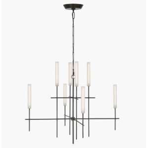 Wholesale IKF 5110 Fay 32&quot; Chandelier Bronze / Polished Nickel / Hand-Rubbed Antique Brass Frosted Glass Brass Crystal Chandelier from china suppliers