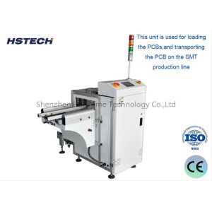 Precision 90 Degree PCB Loader With Customizable Conveyor Speed For SMT