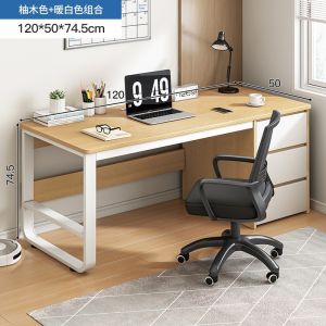 Yingshuo Simple Modern Student Desktop Computer Study Table With Drawer Desk