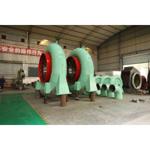 Water Turbine Generator 300KW-20MW Power Output Brushless Excitation Vertical