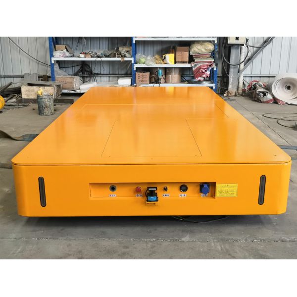 Four Wheels Cargo Material Transfer Cart Heavy Duty Transport Trolley Robotic