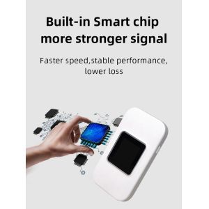 Lightweight Portable 4G Mobile Hotspot With Secure Wifi 150Mbps LTE Upload For