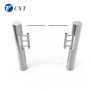 Intelligent Swing Barrier Gate Anti Collision Acrylic Access Control Turnstile