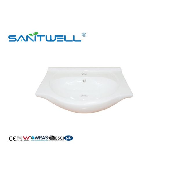 Quality Cabinet Ceramic Art Basin Midedge Rectangular Shape Mounting Hardware Included for sale
