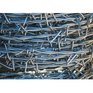 Wholesale Farm Protection 12.5 Gauge Double Strand Traditional Twist Galvanized Barbed Wire Coils from china suppliers