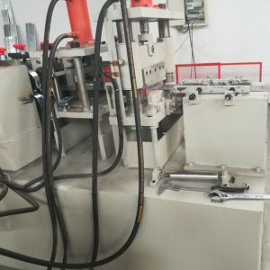 C Channel Cable Tray Roll Forming Machine , Cable Trunking Cover Metal Roll