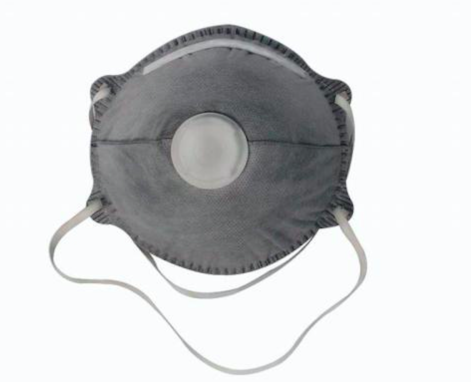 4 Ply Actived Carbon Disposable Face Mask Dust Proof For Painting / Spraying Workshop