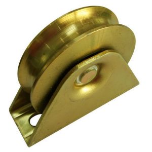 Galvanized U Groove Sliding Gate Wheel With Internal Bracket