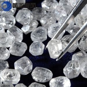 white yellow hpht CVD synthetic diamond uncut rough diamond industry diamond