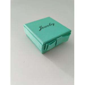 Flexo Cosmetic Paper Printed Packaging Box Embossing Bright Green