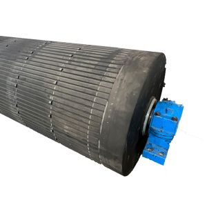 Customizable Tapered Conveyor Roller Low Noise Round Shaft Belt Supporting