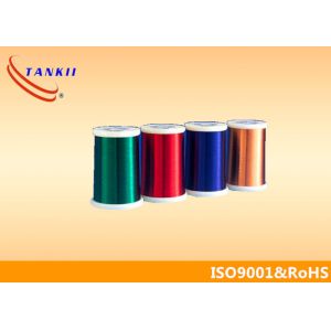 Colored Enamelled Copper Wire , Super Enamel Coated Copper Wire For Precision