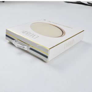 Custom Printed Cardboard Retail Mobile Phone Charger Packing Box With Clear