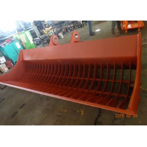 Heavy Duty Dredging Sea Excavator Sieve Bucket Capacity 3.7 Cum