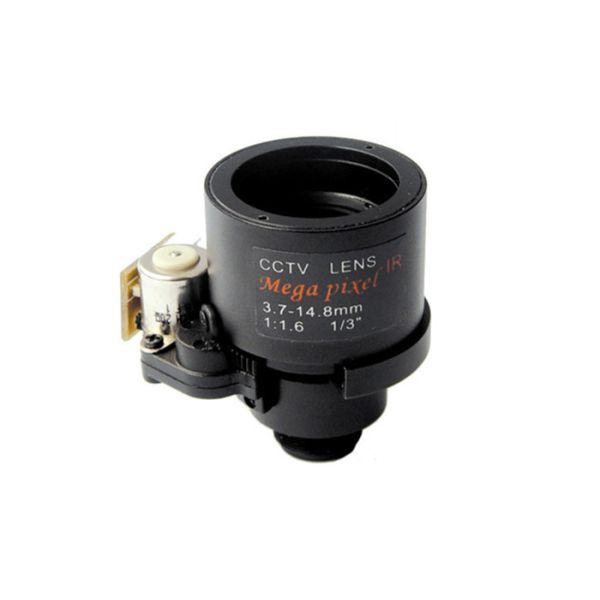 Quality 1/3" 3.7-14.8mm F1.6 3Megapixel M12x0.5 mount Fixed IRIS Motorized 4X Zoom Lens Sync focus Pan-focus Varifocal Lens for sale