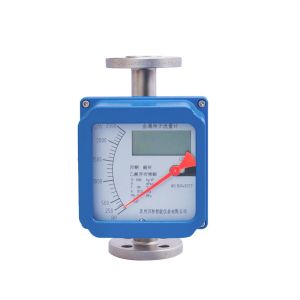 Metal Tube Float Flow Meter Flange Thread Multiple Connection Methods Gas And