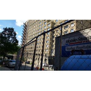 chain link temporary construction fence panels 6FT X 10F Mesh 2 3/8 " x 2 3/8" (