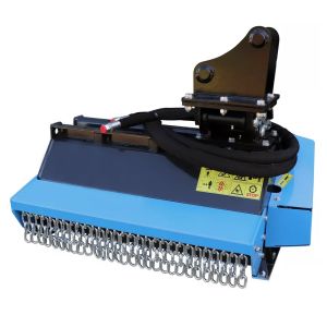 Q355B 320-1600KG Orange Excavator Flail Mower Mechanical Power Source ISO9001/CE