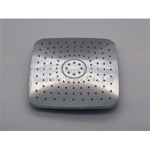 Hot sell Double face Chrome plating square shower head hand shower set square