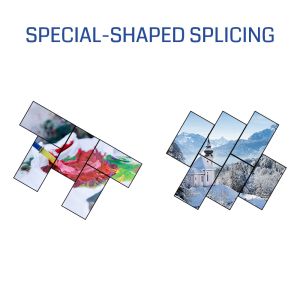 Bitvisus 8K60 PIP Edge Effects Point to Point Irregular Splicing LCD LED Video