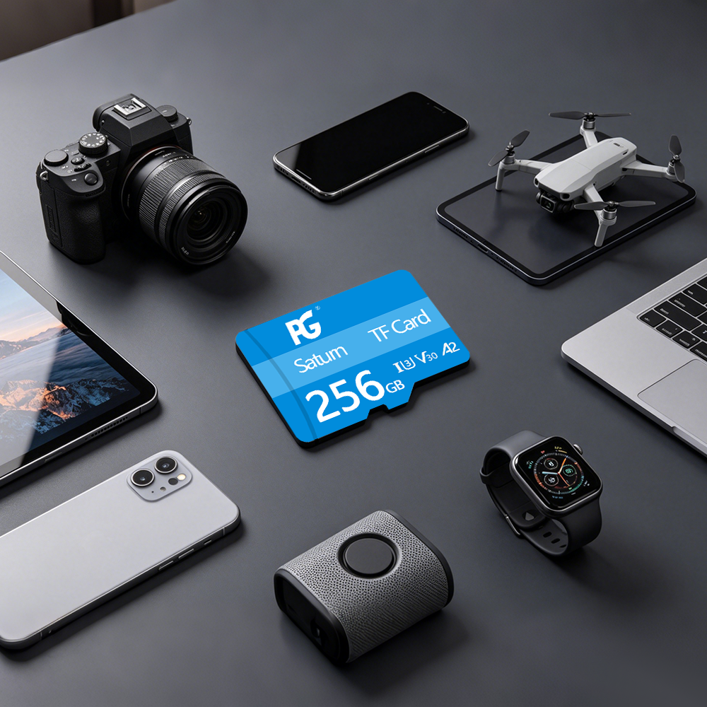 High-Speed V30 Video Class A2 Application Class TF Memory Card SD Card with Large Capacity for Dash Cam and Surveillance
