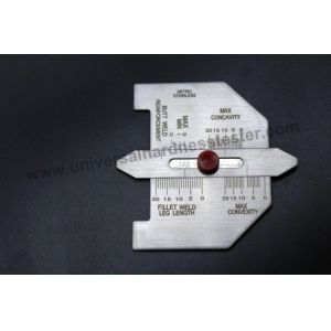 Aws Automatic Weld Size Gauge / Fillet And Butt Weld Gauge Accurate Calibration