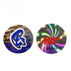 Wholesale 3D Laser Hologram Stickers Holographic Custom Logo Sticker Printed from china suppliers