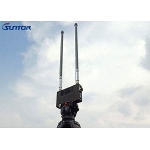 China UHF Handheld Long Range Wireless Transmitter IP Mesh Networking System With GPS Function on sale