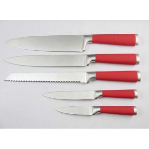 Different Size Custom Made Kitchen Knives With Soft Handle for cut food