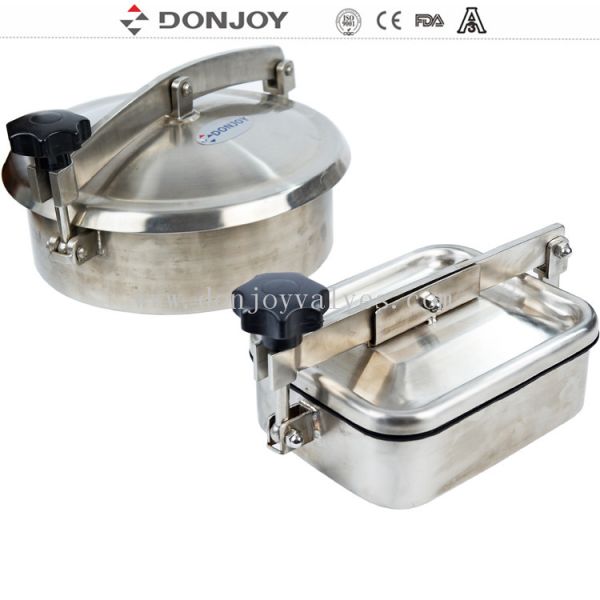 Quality 1 Bar Outward Opening Pressure Rectangular Manway 235x185mm for sale