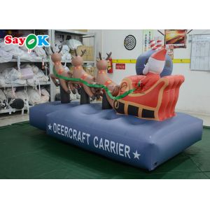 Three Reindeer Inflatable Holiday Decorations