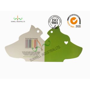 Wholesale Laser / Straight Cut Design Clothing Hang Tags Foldable Eco Friendly from china suppliers