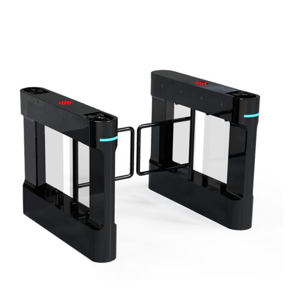 Biometric Face Recognition Access Control Turnstile System with Swing Barrier