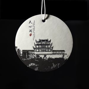 Customizable Hanging Paper Air Freshener Clean Mind For Hotel