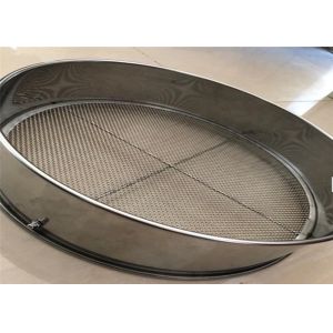 Three Interchangeable Soil Sieve Mesh 12mm 30cm Aperture Crimped Wire Mesh