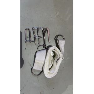 Liferaft Lashing System With Pelican hook Liferaft Binding System