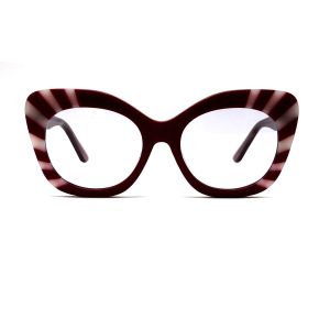 Square Eye Shape Acetate Frame Sunglasses for Women 100% UV Protection-model