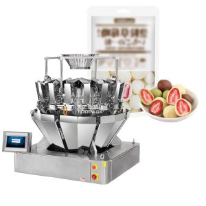 Customized Automatic Nuts Packing Machine with 10" Color Touch Screen 30-60BPM